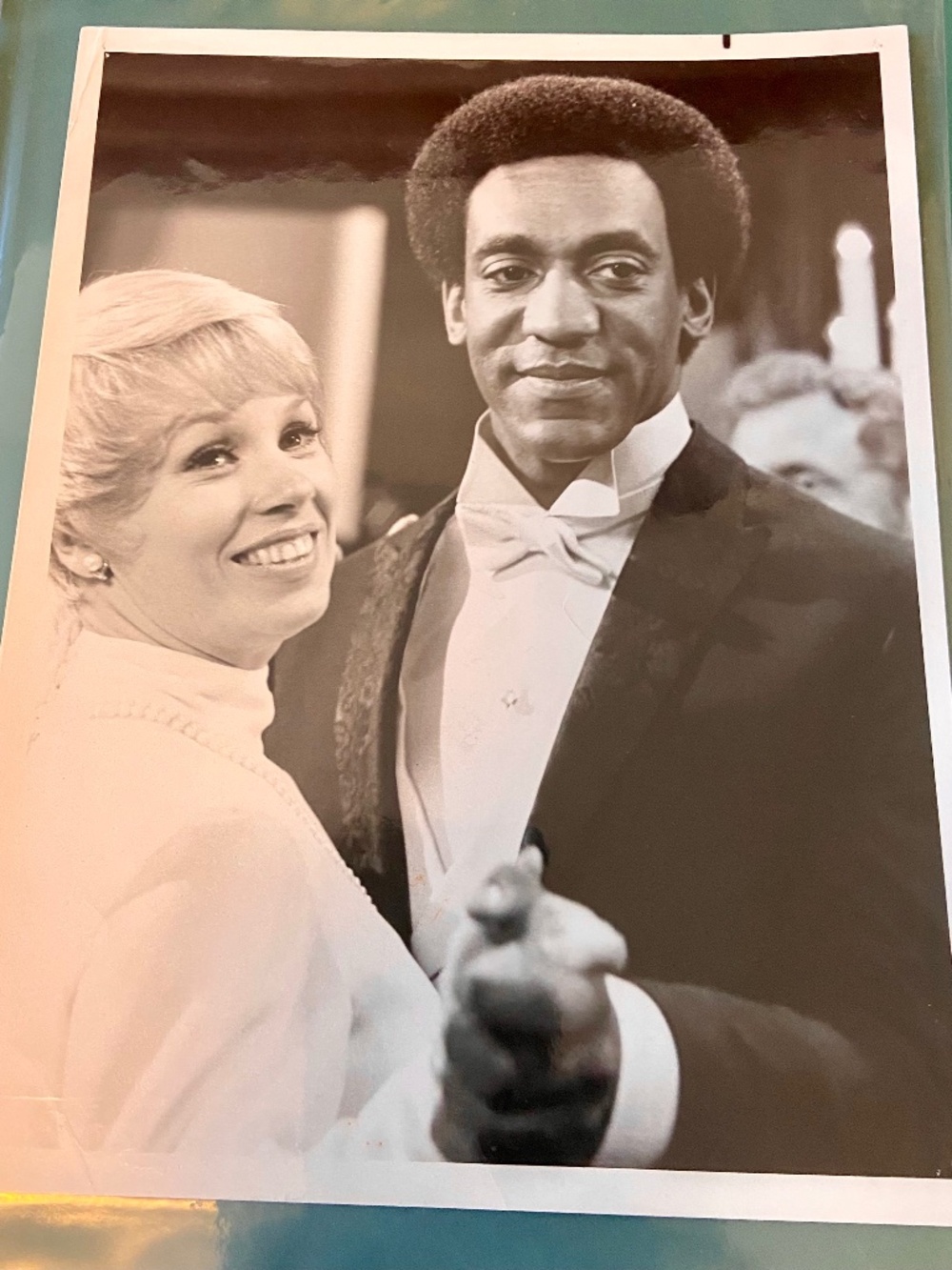 Bill cosby joyce bulifant stock photo promo NBC